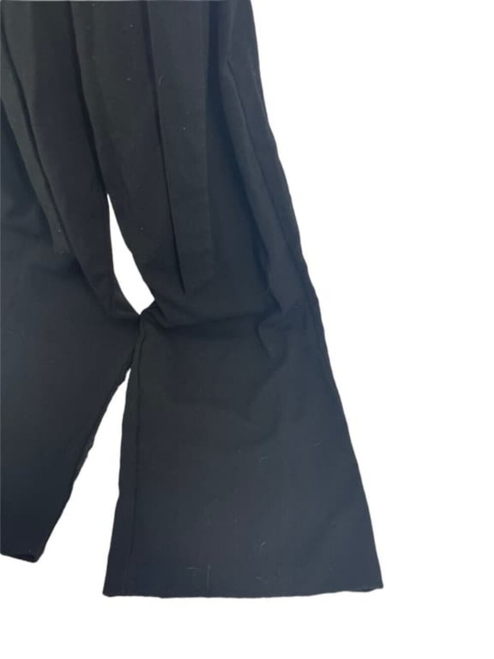 Solid Black Wide Leg Sleeveless